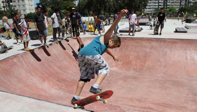 Una nueva pista profesional de skate en la Ciudad. Foto: Atención Ciudadana/GCBA.