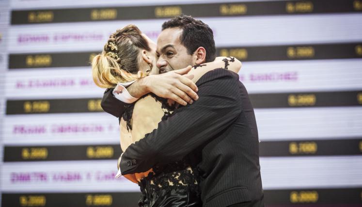 Una pareja de la Ciudad de Buenos Aires ganó el Mundial de Tango de Pista. Foto: Ministerio de Cultura/GCBA.
