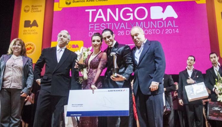 Finalizó Tango BA, con la consagración de los campeones del Mundial de Tango Escenario. Foto: Ministerio de Cultura/GCBA.