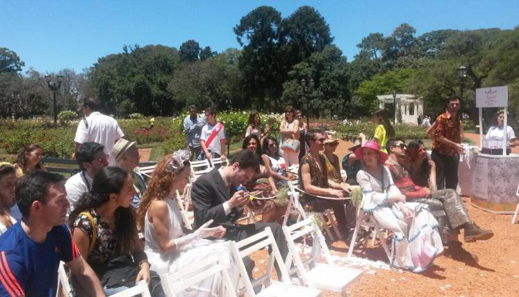 Casamientos para celebrar el centenario del Rosedal