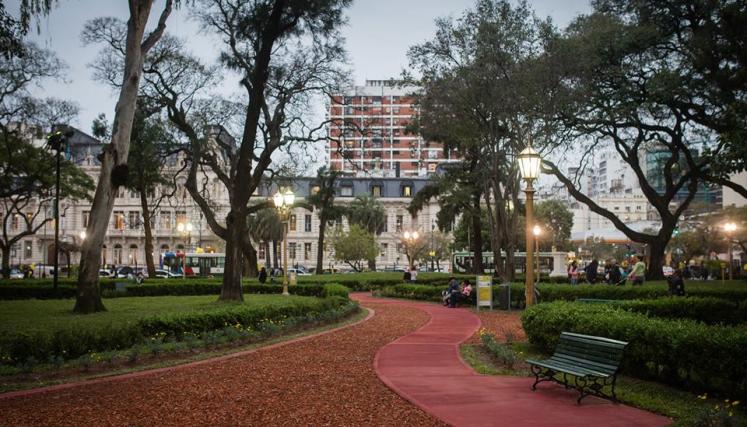 Se inauguró la plaza Rodriguez Peña. Foto de Jefatura de Gabinete/GCBA.