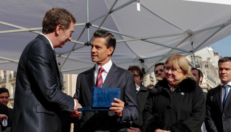 La Ciudad declaró Visitante Ilustre al presidente de México, Enrique Peña Nieto