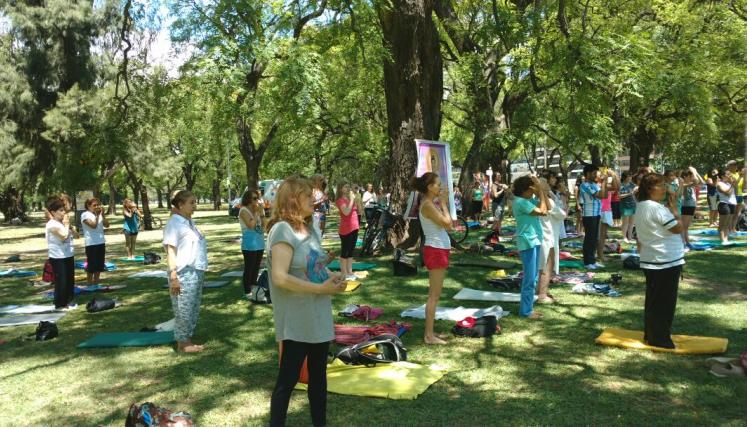 Yoga en la Ciudad. Foto de Deportes/GCBA.