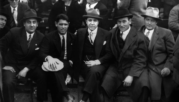 Piera, Gardel y Platko. Montevideo, septiembre 1928