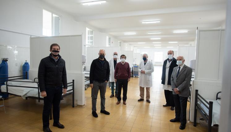 Rodríguez Larreta recorrió el pabellón exclusivo para pacientes de coronavirus del Hospital Muñiz