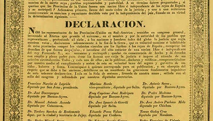Acta de la Independencia de 1816