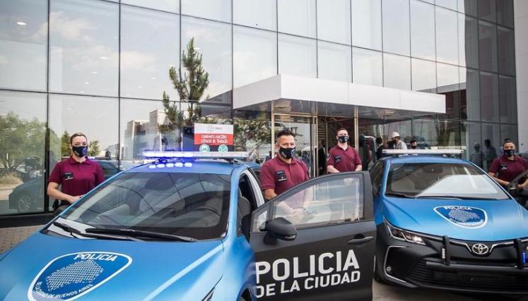 Nuevos patrulleros fabricados para la Policía de la Ciudad. 