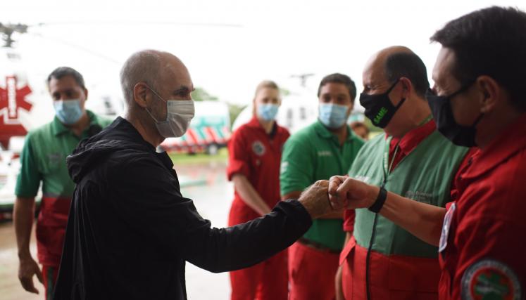 Rodríguez Larreta sobre el SAME aéreo: “La respuesta del sistema de salud es un orgullo”