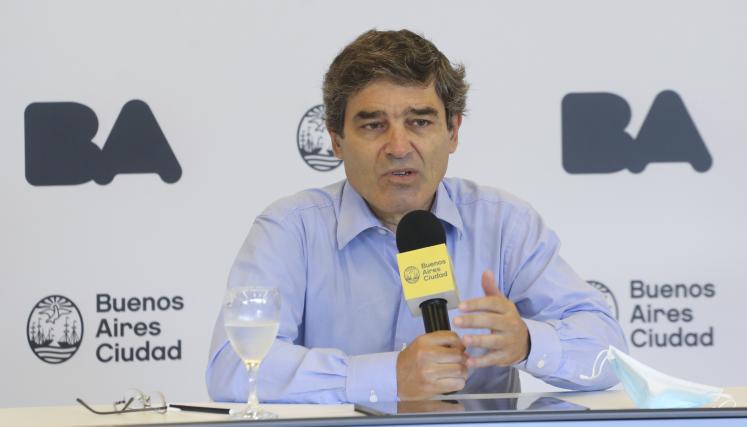 El ministro de Salud porteño, Fernán Quirós. Foto GCBA