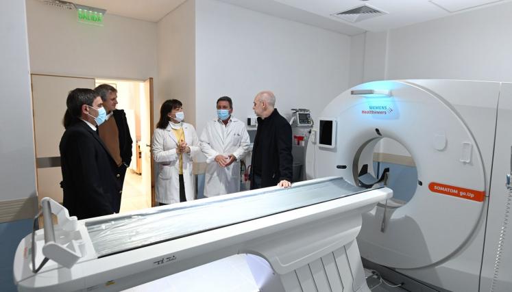 Rodríguez Larreta inauguró el tomógrafo del Hospital Álvarez 